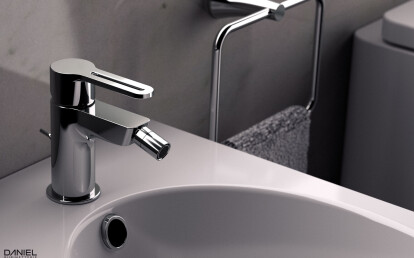 SMART SR604: single bidet basin mixer