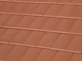 FLAT-10 CERAMIC ROOF TILE | NATURE RED