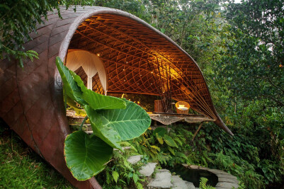 Amazing bamboo yoga pavilion by CO-LAB Design Office, The Strength of  Architecture