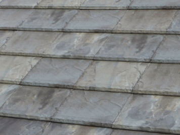 FLAT-5XL CERAMIC ROOF TILE | BORJAJET CERAMIC SLATE IRISH GREEN