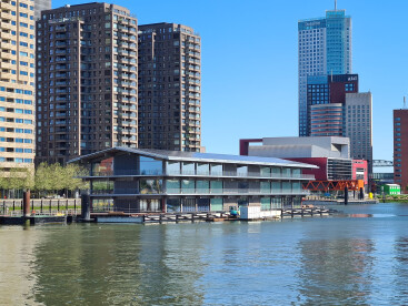 The southern side of the FOR, with solar roof