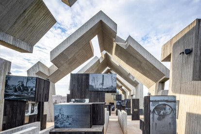 Mausoleum of the Martyrdom of Polish Village offers a power architectural experience in remembrance of the country’s WWII pacification