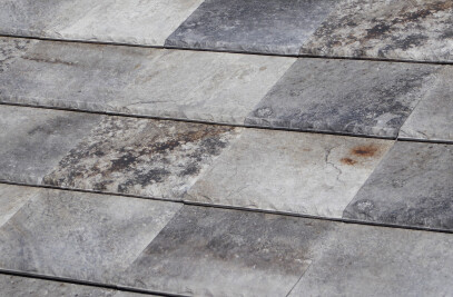 FLAT-5XL CERAMIC ROOF TILE | BORJAJET CERAMIC STONE AUSTIN GREY