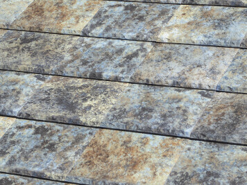 FLAT-5XL CERAMIC ROOF TILE | BORJAJET CERAMIC STONE DENVER IRIS