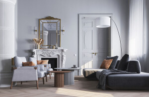 Apartment with guarded stucco