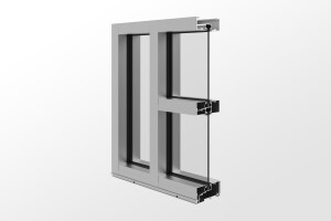 YES 45 FS – Center Set, Flush Glazed Storefront System with Monolithic Glass