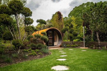 Outdoor Combination Corten Sauna Outdoor Combination Corten Sauna