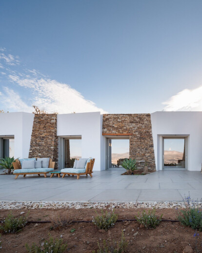 Subterranean Private Villa in Antiparos