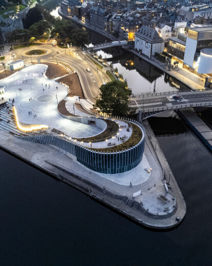 The Grognon exhibition space in Namur, Belgium