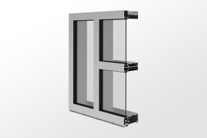 YWW 45 FS High Performance, Front Set Window Wall System