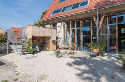 conversion of a listed tithe barn in Tübingen