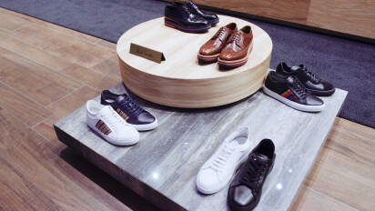 Men’s Shoes Department in Kyiv TSUM by Bezmirno Architects