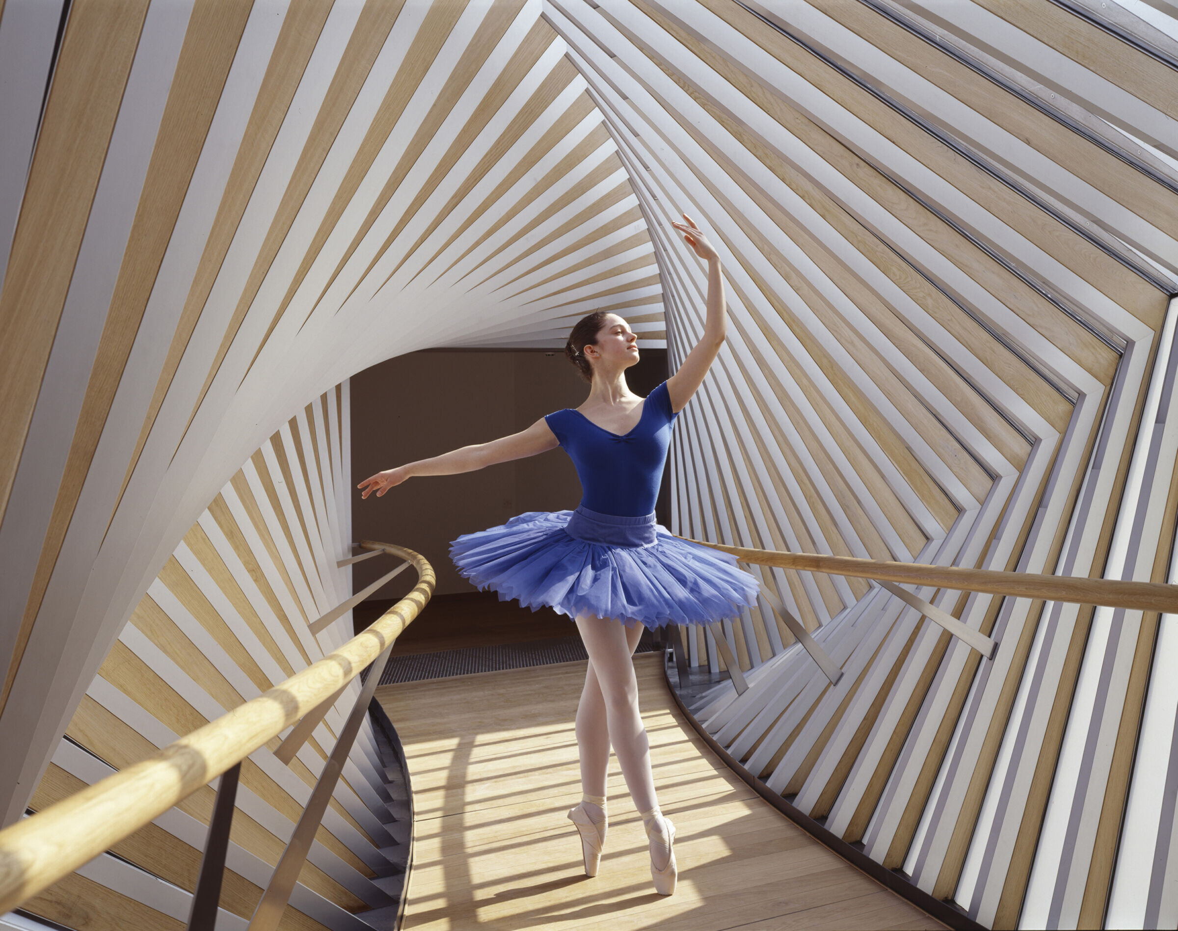 photo_credit photo : Courtesy of WilkinsonEyre | project : Royal Ballet School: Bridge of Aspiration by WilkinsonEyre 