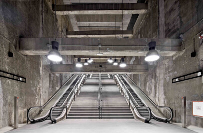 THREE STATIONS ON BARCELONA METRO LINE 9