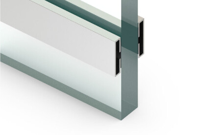 MICRA Industrial | frameless partition | single glazed