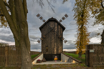 Traditional Polish windmill gains a new life as a contemporary home