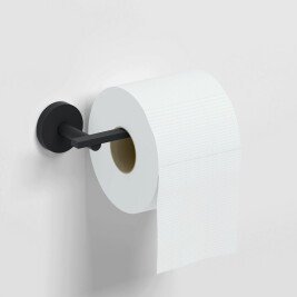 Flat toilet paper holder