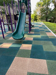 Outdoor Rubber Flooring for Playground, Walkways & Decks