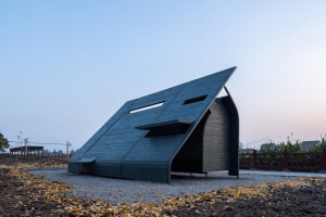 Wood Pavilion #1 Experiment on space prototype (I)