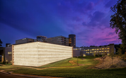 Project: Inova Schar Cancer Institute, Fairfax, VA by Wilmot Sanz Architecture.