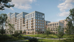 Waterfront quarters in Tyumen