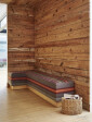 Reclaimed wood walls create a holistic and balanced environment with ambient natural light