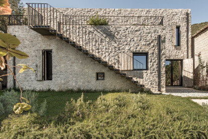 Peloponnese Rural House by Architectural Studio Ivana Lukovic provides needed respite for a nature-loving family