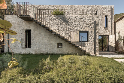 Peloponnese Rural House by Architectural Studio Ivana Lukovic provides needed respite for a nature-loving family