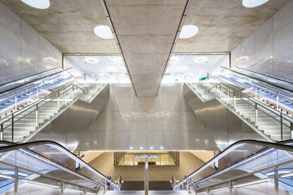 Simple and robust Paris Metro Line reaches great depths with an impressive structural concept