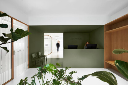 Studio i29 develop a soothing green brand identity for Dentista dental clinic in Amsterdam