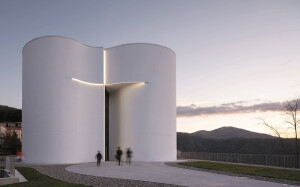 Mario Cucinella Architects complete the solitary, serene, and monolithic Santa Maria Goretti Church