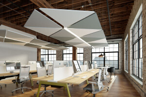 USG Halcyon™ Canopies Acoustical Clouds