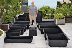 Planter Liners with Advanced Drainage