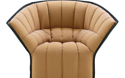 Armchair with low back