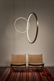 brass-O | suspension lamp circle vertical | Jacco Maris Design