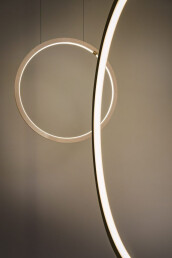 brass-O | suspension lamp circle vertical | Jacco Maris Design
