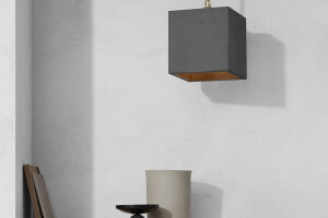 [B1]dark Pendant light cubic