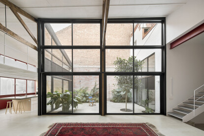 Barcelona’s Red House sees an inspirational transformation from factory to courtyard house