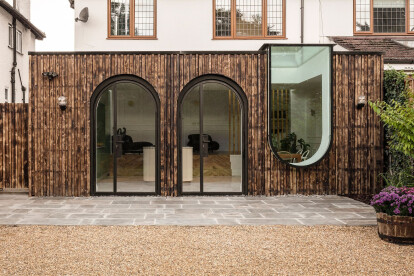 Arched openings dominate Studio Jayga Architects’ British house extension