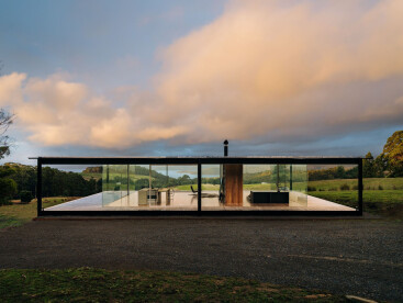 Room 11 responds to the great glass houses of modernist architecture with a Tasmanian vernacular interpretation