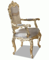 PRISTINE BAROQUE CHAIR WITH ARMRESTS