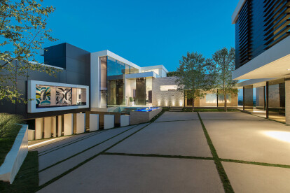 Laurel Way Beverly Hills luxury modern home exterior design