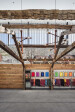 The colorful array of visual merchandising encapsulates Tree House Brewing Company's vibrant brand.