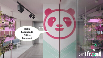 FOODPANDA offices Budapest by artfronthungary