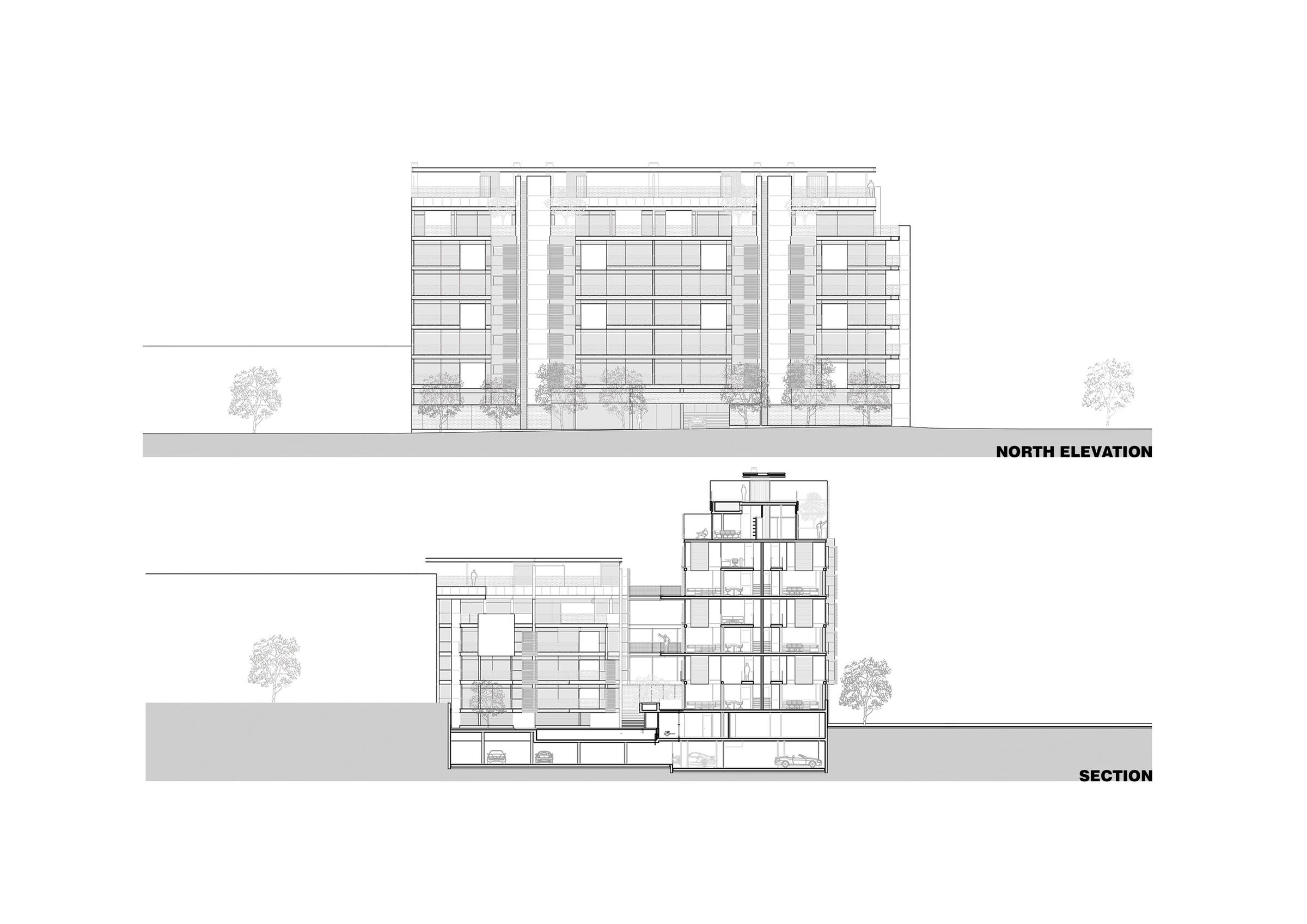 https://archello.com/story/110703/attachments/drawings/2 photo_credit Section and North Elevation