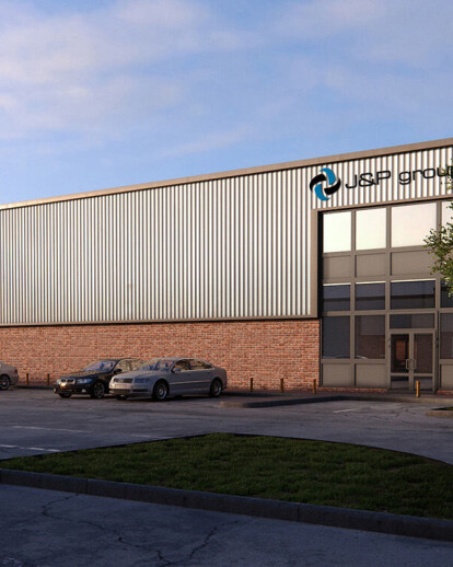 Industrial building in Chester, 3d visualization