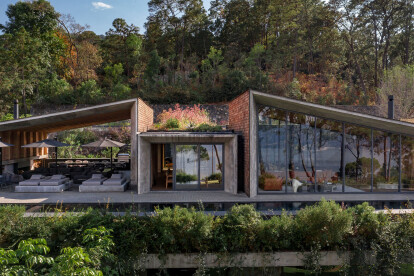 Izar Houses in Mexico celebrate the natural landscape, light, and rainfall