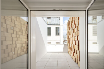 RH+architecture develop an intriguing urban infill strategy for a Paris neighbourhood