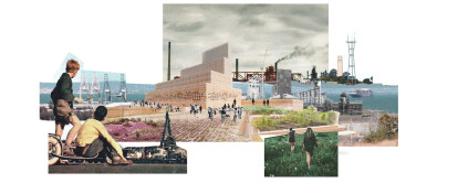 Hunters Point Substation - collage