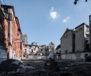 The site surrounded by residential buildings